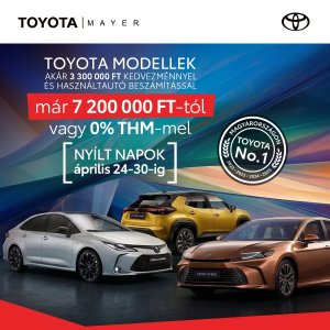 TOYOTA NO.1 AJÁNLATOK