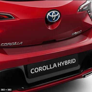 Toyota Corolla lökhárító védőfólia 2019-