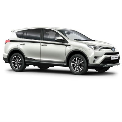 Toyota RAV4 fekete dekorációs oldalcsík matrica