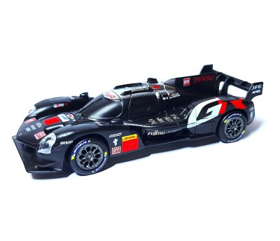 Toyota GR010 Hybrid Le Mans hátrahúzós játékautó 1:64