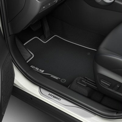 Toyota RAV4 (HYBRID) fekete textilszőnyeg