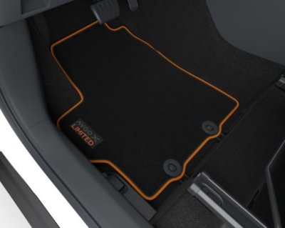 Toyota Aygo X textilszőnyeg, narancs szegéllyel 2022-