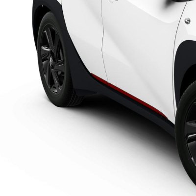 Toyota Aygo X piros oldaldíszléc szett 2022-