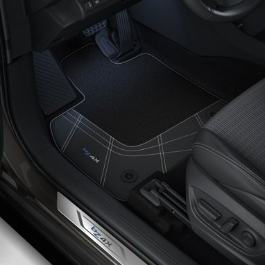 Toyota bZ4X Textilszőnyeg bőr szegéllyel, antracit színű 830gr 2022-