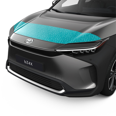 Toyota bZ4X (védö)fólia a motorháztetőre 2022-