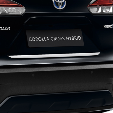 Toyota Corolla Cross króm csomagtérajtó díszléc 2022-